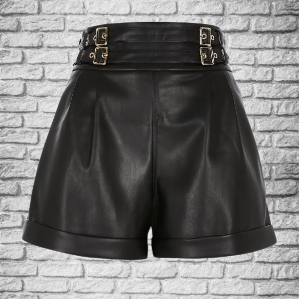 Women Leather Shorts